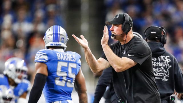 Detroit Lions head coach Dan Campbell